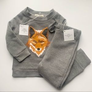 Anais & I New York Wolf Shirt and Sweatpants